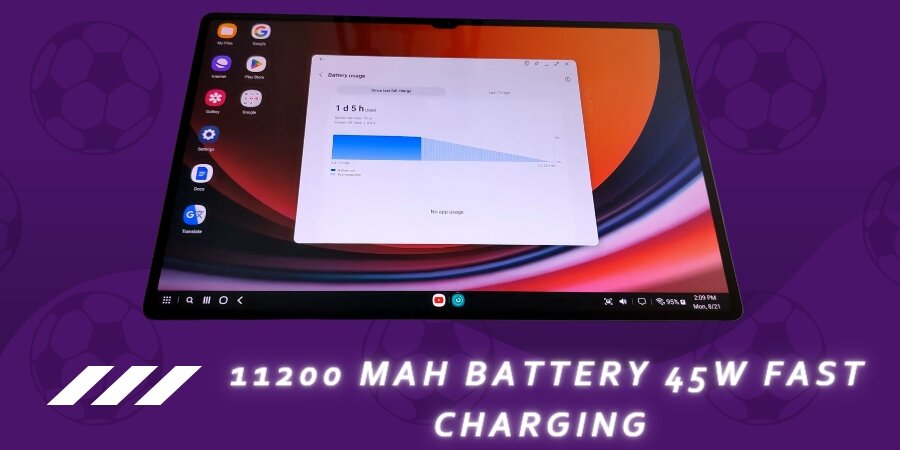 Samsung Galaxy Tab S9 Ultra battery